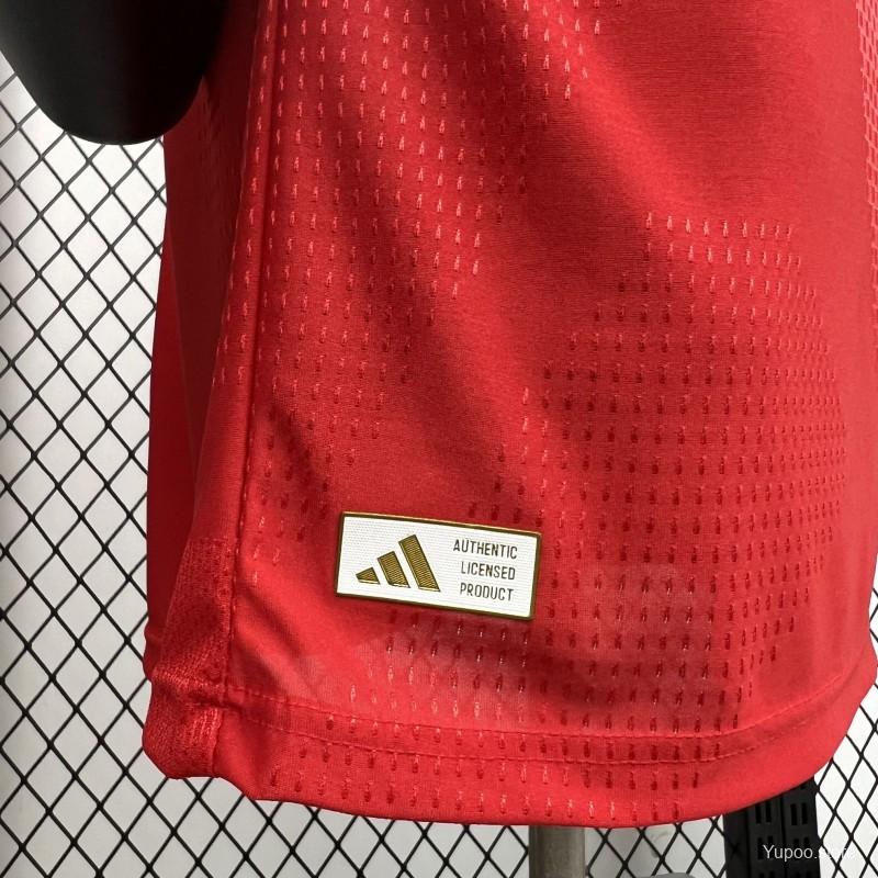 Arsenal Home 2026-27 football jersey — red with white sleeves, view 11