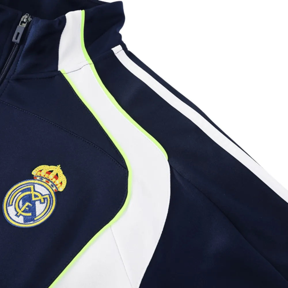 Real Madrid blue, white and green training jacket, view 5