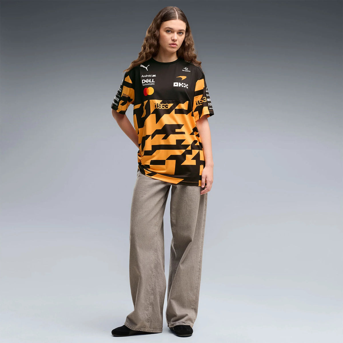 McLaren F1 1000th GP special edition papaya T-shirt, view 3