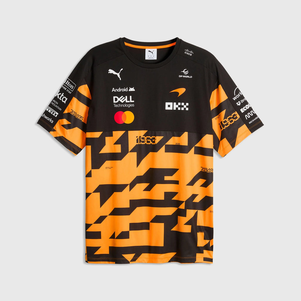 McLaren F1 1000th GP special edition papaya T-shirt, view 4