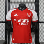 Arsenal Home 2026-27 football jersey — red with white sleeves, view 4