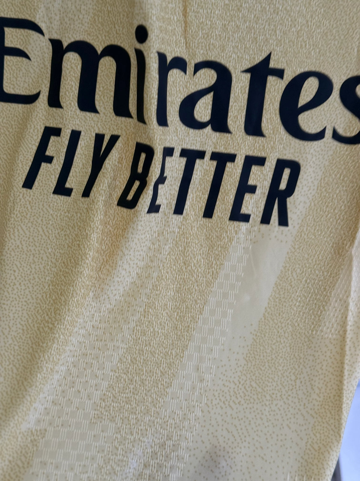 Arsenal Third 2026-27 football jersey — pale yellow, view 5