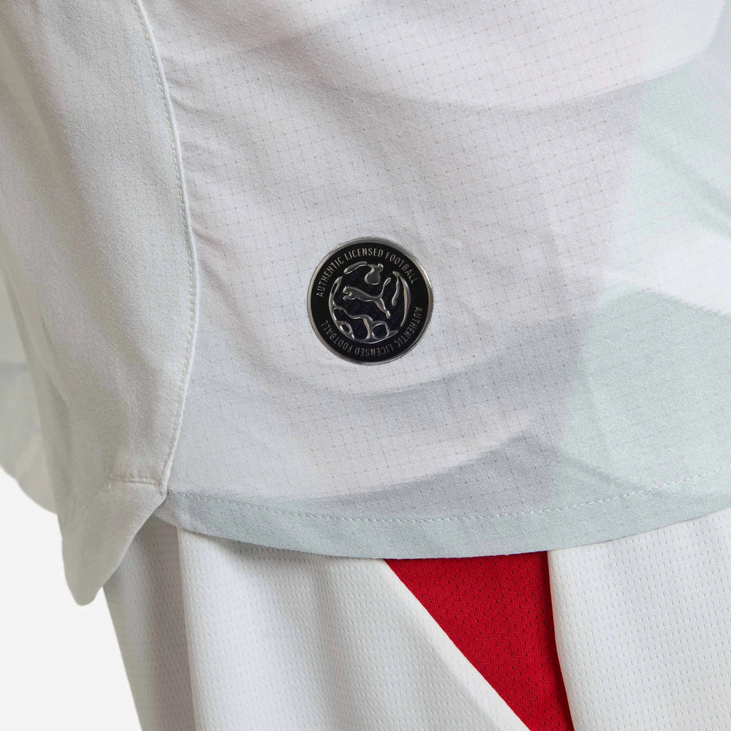 AC Milan Away 2026-27 football jersey — white with gold laurel detailing, view 16