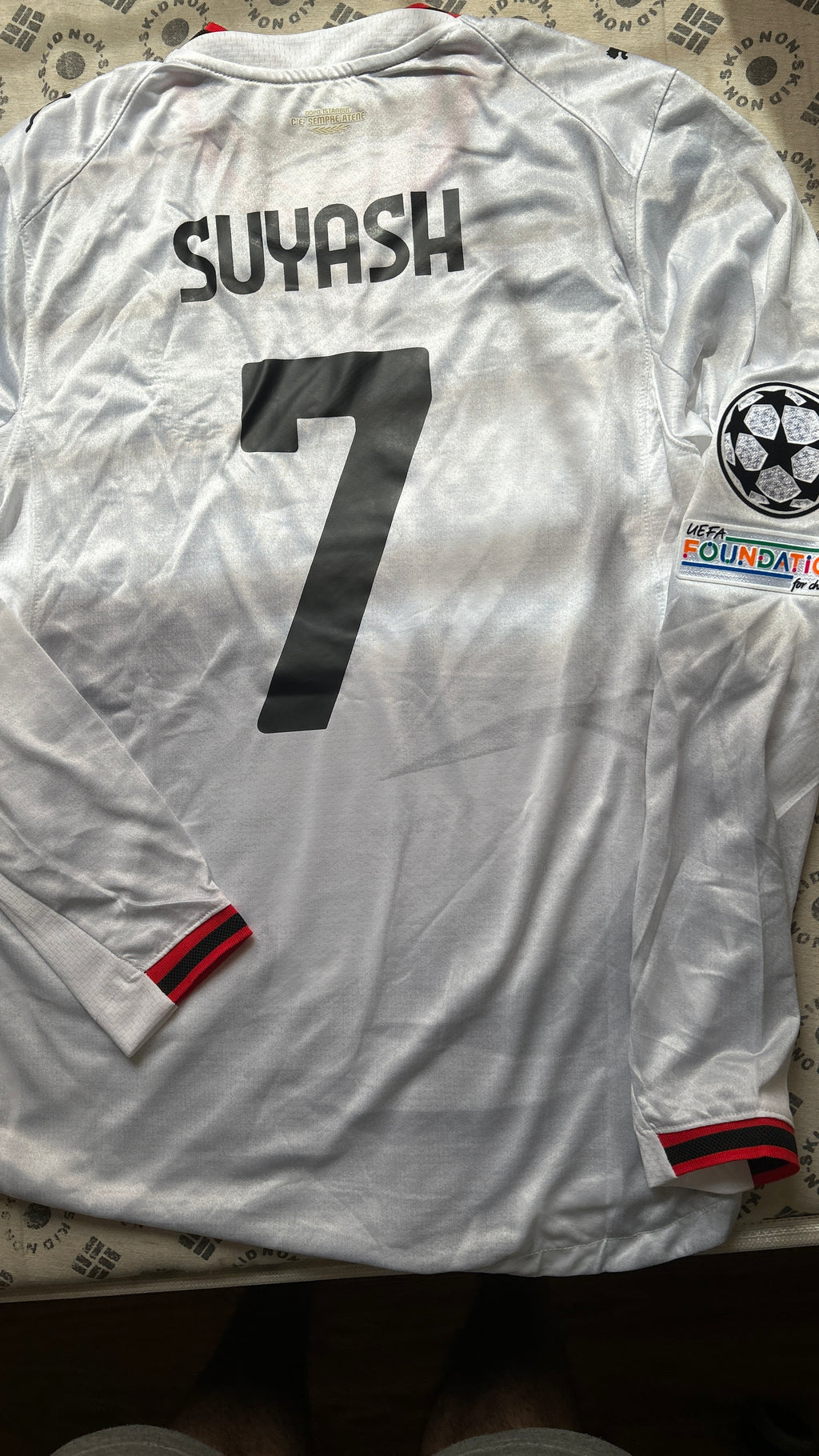 AC Milan Away 2026/27 — Full Sleeve (Player Version)