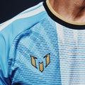 Argentina Messi Farewell Jersey 2026 Player Version, sky blue with a white central band
