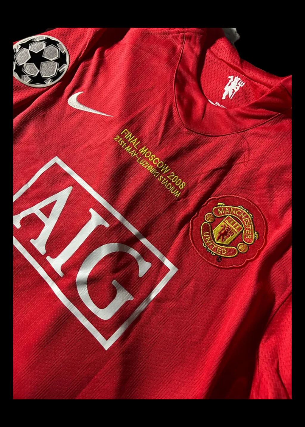 Manchester United 2008 Moscow Full Sleeve Retro — Clearance