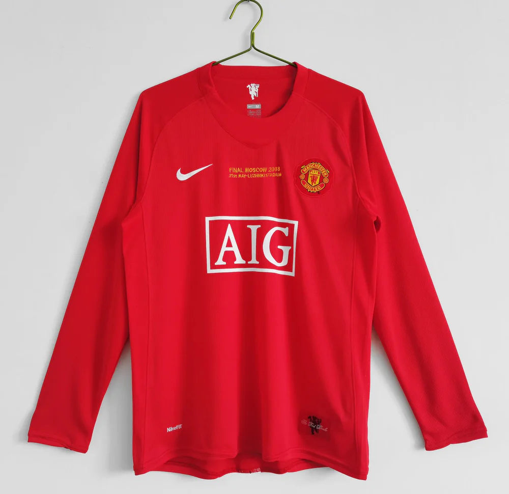 Manchester United 2008 Moscow Full Sleeve Retro — Clearance