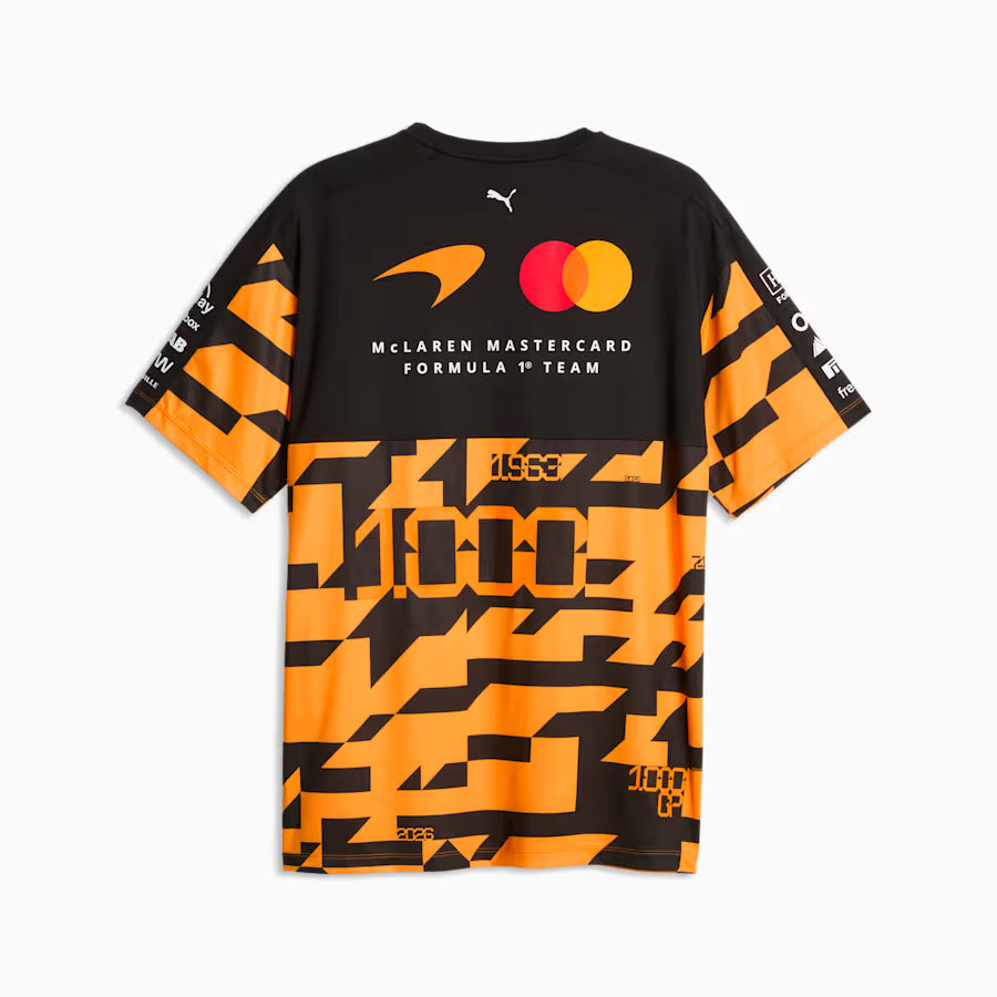 McLaren F1 1000th GP special edition papaya T-shirt, view 7