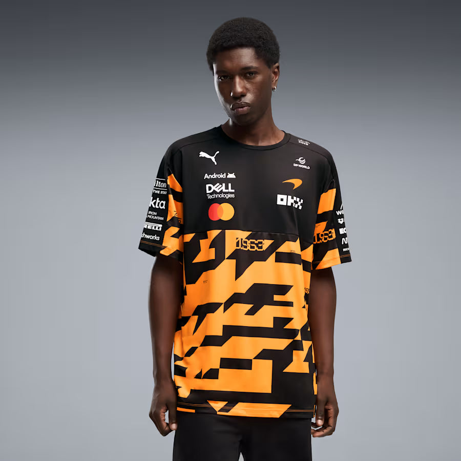 McLaren F1 1000th GP special edition papaya T-shirt, view 5