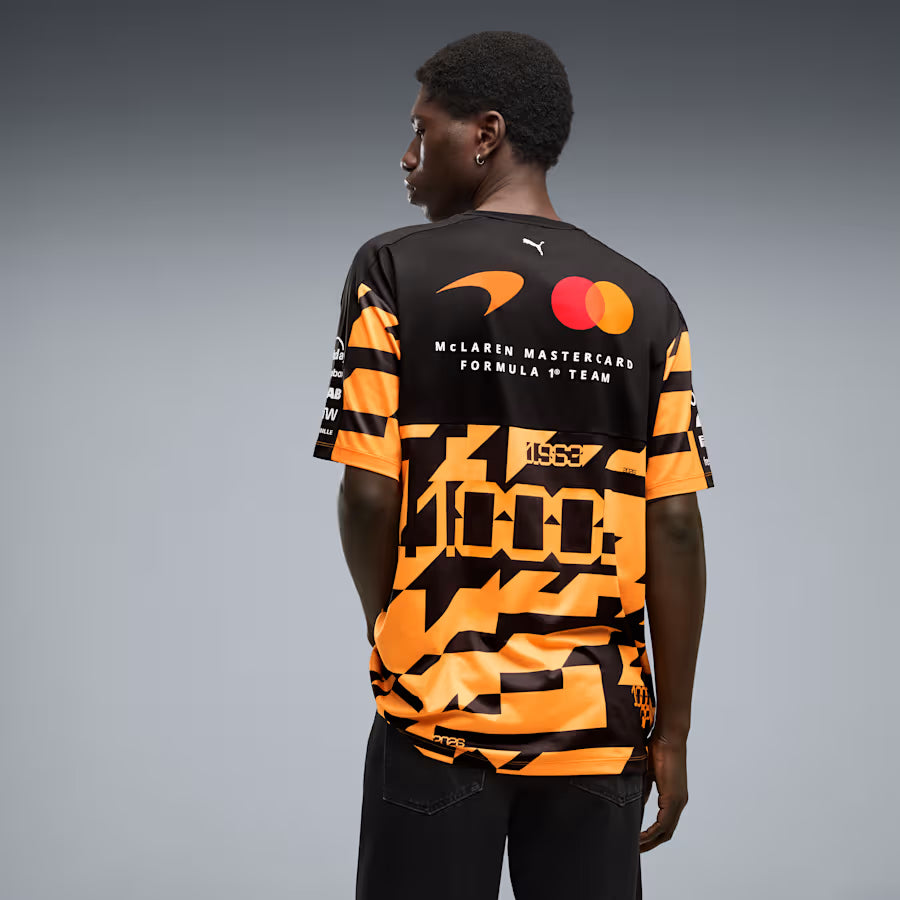 McLaren F1 1000th GP special edition papaya T-shirt, view 6