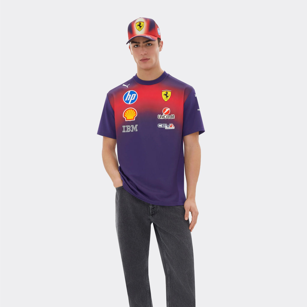 Ferrari F1 2026 Shanghai GP special edition plum T-shirt, view 4