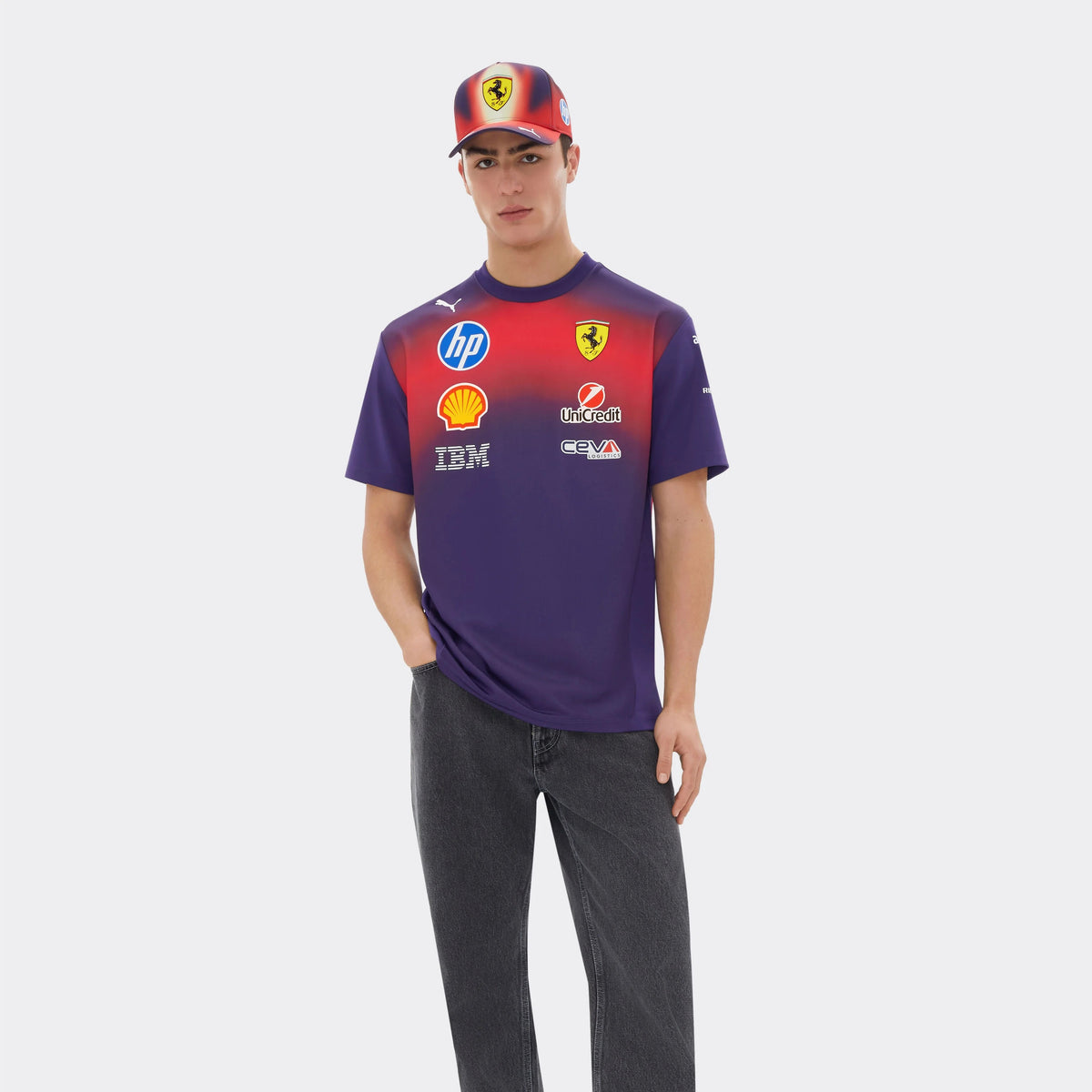 Ferrari F1 2026 Shanghai GP special edition plum T-shirt, view 4