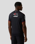 Haas F1 Team 2026 black and red driver T-shirt, view 2