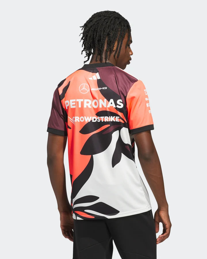 Mercedes-AMG F1 2025 Miami GP floral driver tee, view 9