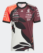 Mercedes-AMG F1 2025 Miami GP floral driver tee, view 10