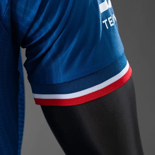 Manchester United Away 2026-27 football jersey — royal blue with red and white trim, view 14