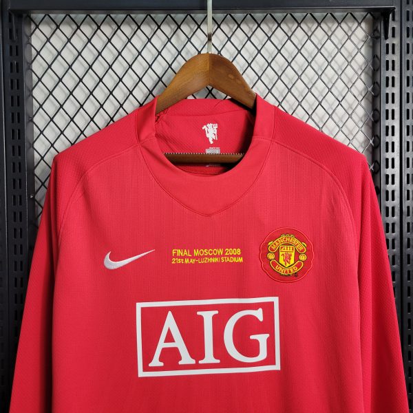 Manchester United 2008 Moscow Full Sleeve Retro — Clearance
