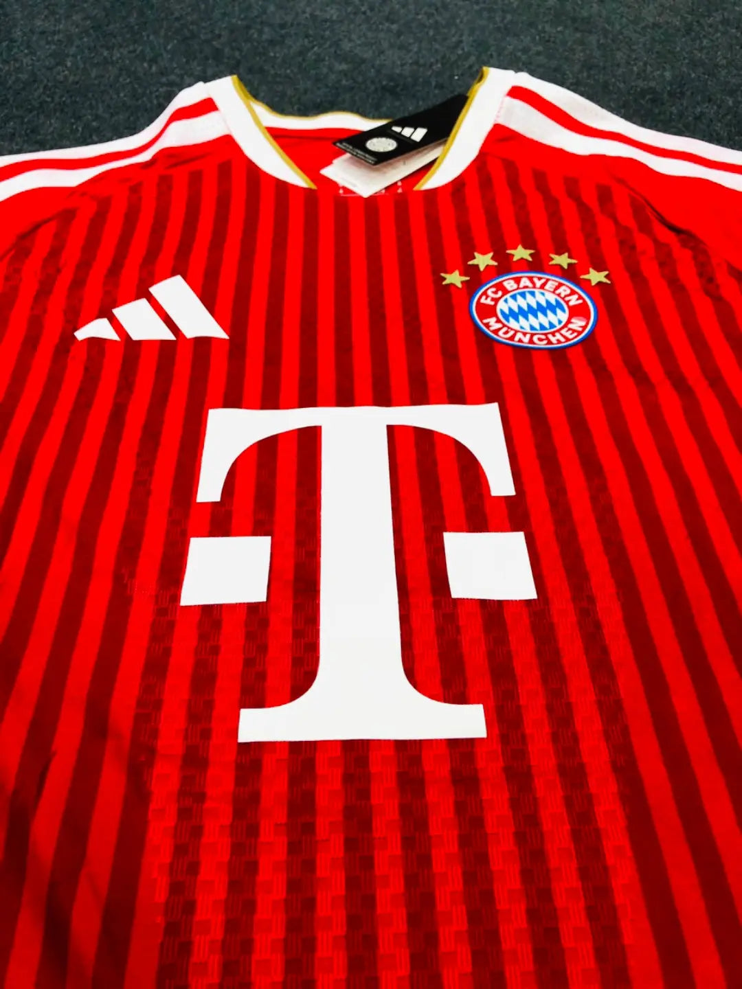 Bayern Munich Home 2026-27 football jersey — deep red with gold accents, view 4
