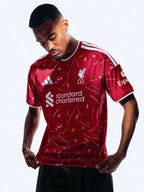 Liverpool Home 2026-27 football jersey — deep red with white trim, view 10